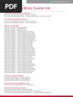 Elibrary Course Catalog Symantec 01apr23