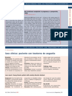 Caso Clínico: Paciente Con Trastorno de Angustia: Acupunturaytécnicasrelacionadasparalostrastornospsicosomáticos