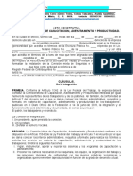 Constitucion COMISION DE CAPACITACION Y ADIESTRAMIENTO Rev. 1.0