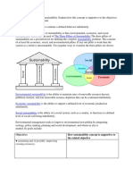 Q-2 Define The Concept of Sustainability. Explain How This Concept Is Supportive To The Objectives of Environmental Management.