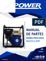 Manual BA3X3-6.5HP