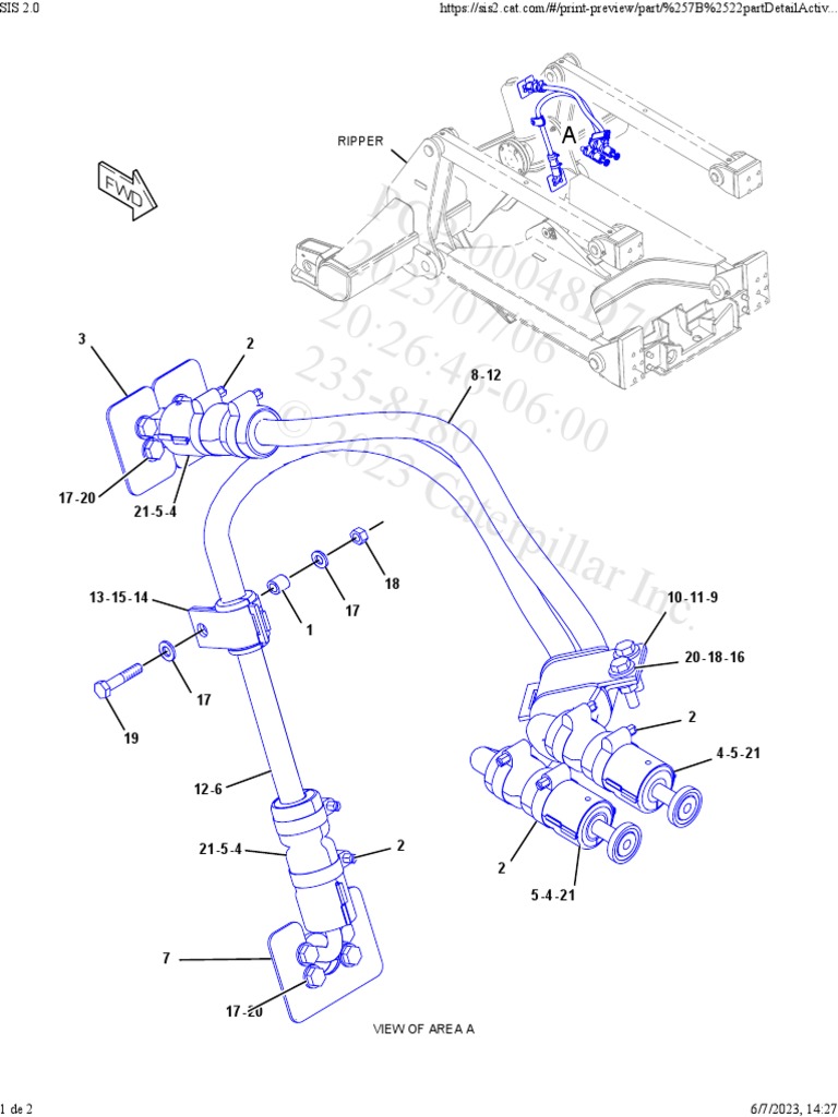Ripper Parts List and Specifications | PDF
