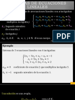 Sistemas de Ecuaciones Lineales