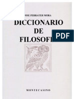 Jose Ferrater Mora - Diccionario de Filosofia Tomo I