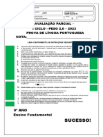 Parcial 9º Coc Adaptada Ii 2023