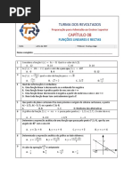 TR - Capitulo 08 - Funções Lineares e RECTAS