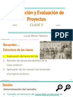 Formulacion y Evaluacion de Proyectos - Clase 5