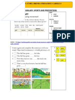 11a Vocabulary - Sports and Prepositions - Ethel Brenda Fernandez