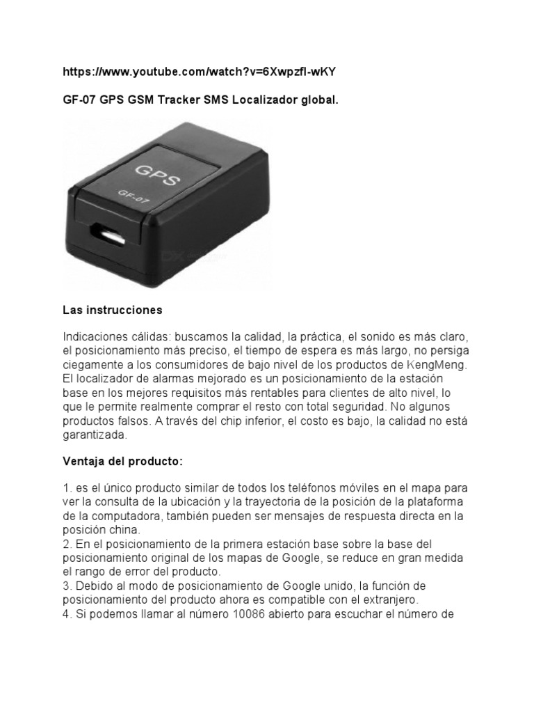 Manual GF07 PDF Teléfonos móviles Telefonía móvil