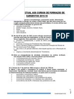 Exame Intelectual Aos Cursos de Formação de SARGENTOS 2015-16