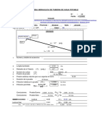 Prueba Hidraulica Certificado de Calidad