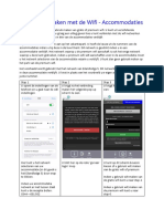 Verbinding Maken Met de Wifi - Accommodaties