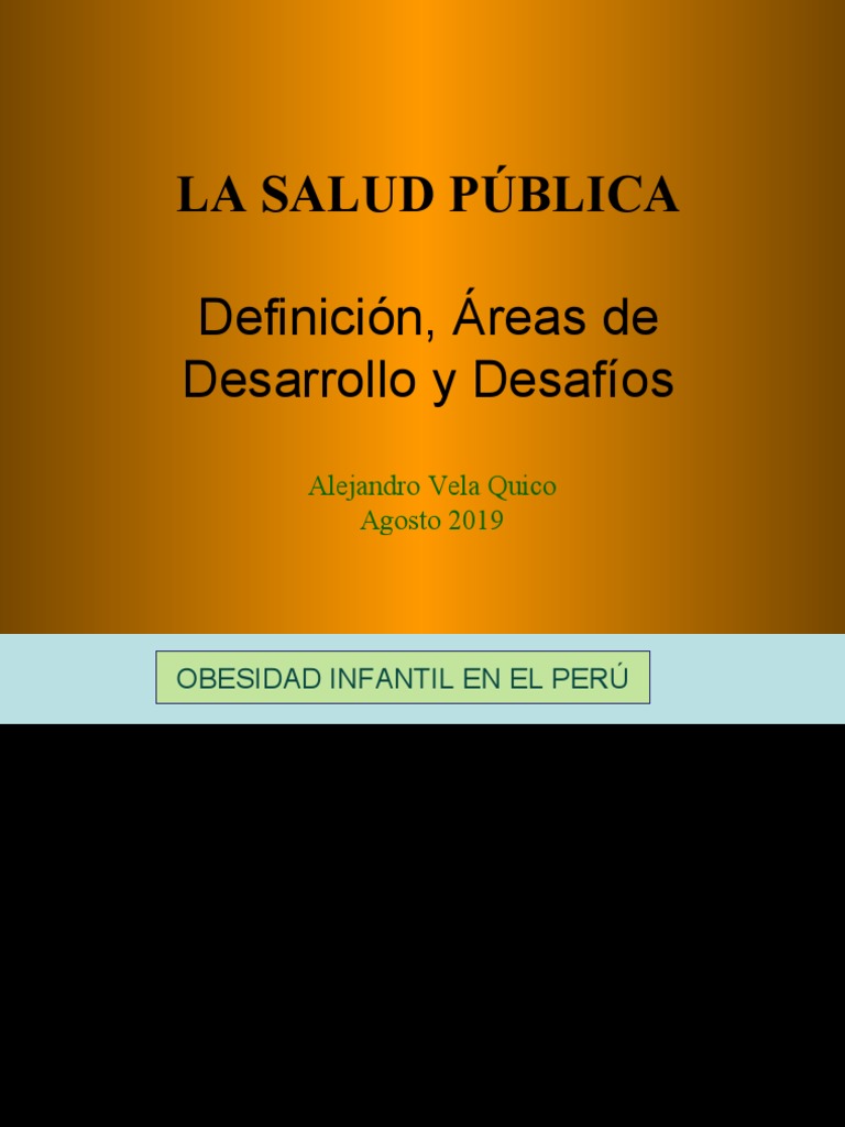 Salud Pública 2018 Pdf Salud Pública Sociedad