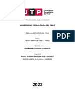 Universidad Tecnológica Del Perú: "Año de La Unidad, La Paz y El Desarrollo"