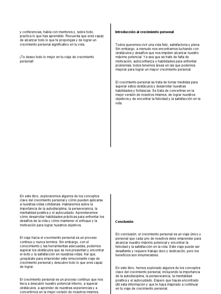 Guía para el Crecimiento Personal | PDF | Gratitud | Desarrollo personal