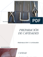 Preparacion de Cavidades