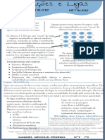 Infográfico Das Ligacoes e Ligas Metalicas