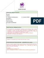 Modelo de Plano de Aula - Avaliação Presencial