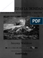 (Serie Intermedia de Teoría Jurídica y Filosofía Del Derecho 22) Jeremy Waldron - Democratizar La Dignidad. Estudios Sobre Dignidad Humana y Derechos (2019, Universidad Externado de Colombia) - L