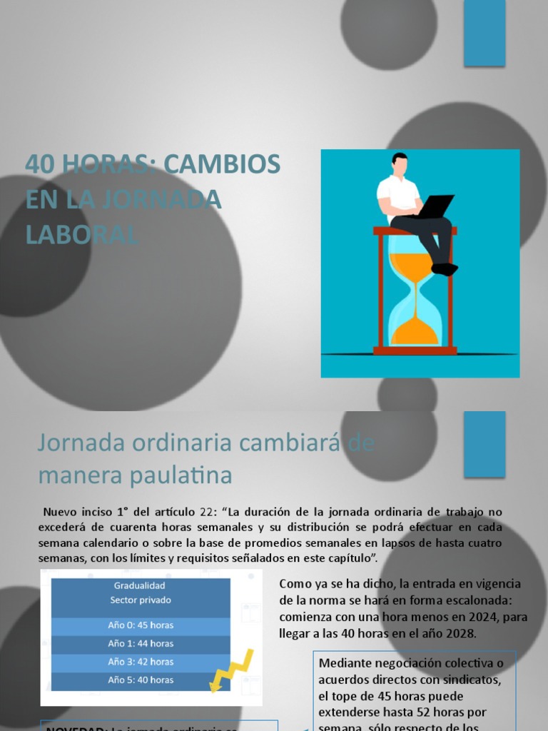 Cambios en la jornada laboral a 40 horas | PDF | Tiempo de trabajo ...