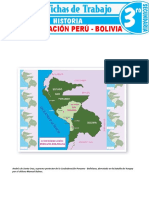 La Confederacion Peru Bolivia para Tercer Grado de Secundaria