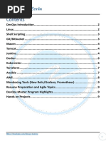 DevOps Syllabus CloudZenix