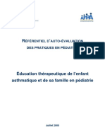 Education Therapeutique de Lenfant Asthmatique Et de Sa Famille en Pediatrie Referentiel 2005