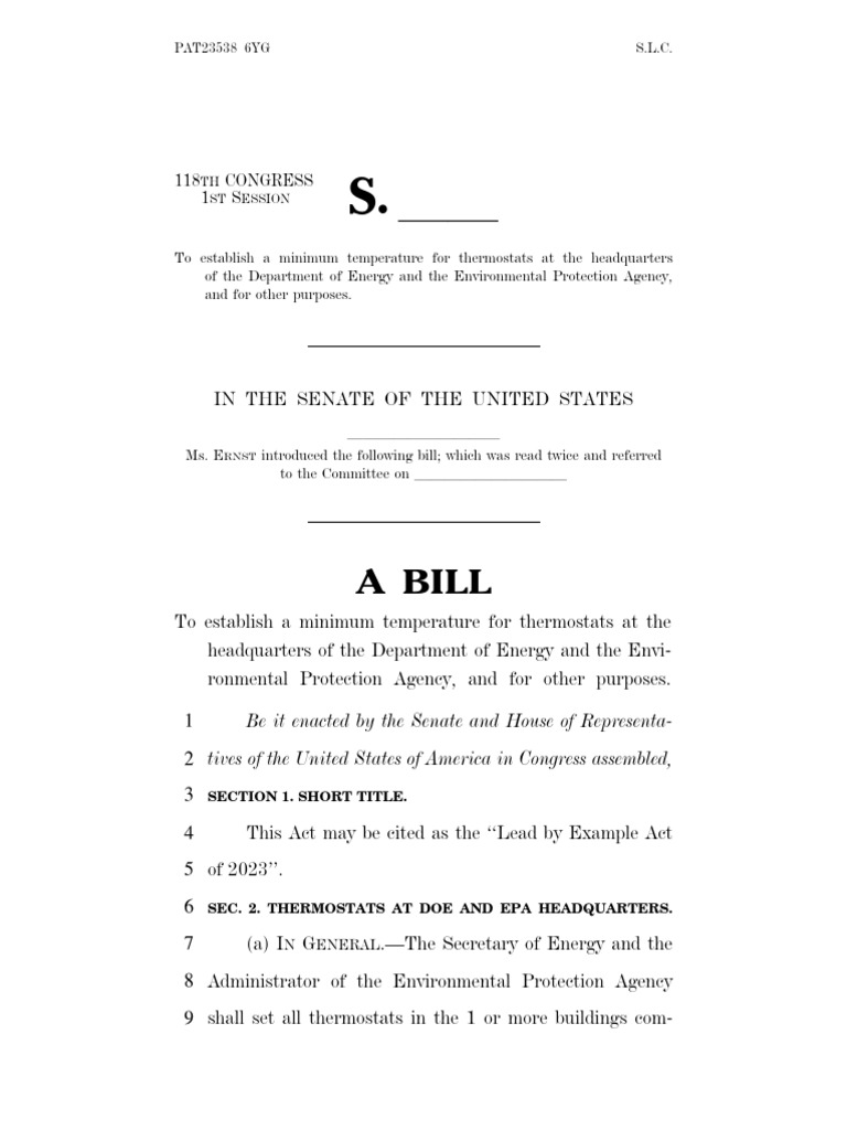 Lead by Example Act PDF