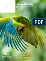 Macaw Recovery Network - Výroční Zpráva 2022