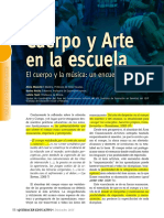 Cuerpo y Arte en La Escuela. Art Didactia 017 Subrayadp