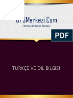 Turkce Ve Dil Bilgisi