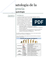 Psicopatología de La Inteligencia