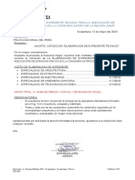 Elaboracion de Expediente Tecnico para La Adecuación de Espacios Físicos en La Comisaría Satipo de La Región Junín