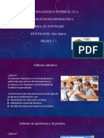 Instituto Pedagogico Superior J.D.A Asignacion N3 de Informatica Tema: El Software ESTUDIANTE: Alex Quiroz GRADO: 1.7