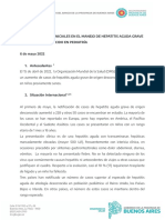 Recomendaciones Manejo Inicial Hepatitis PediatríaPBA