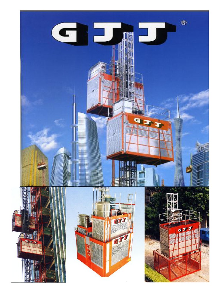 Ficha Tecnica Elevador de Carga y Personal GJJ | PDF