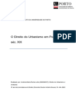 O Direito Do Urbanismo em Portugal No Século XIX