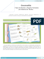 GEOMETRÍA. Tipos de Rectas y Ángulos Formados Por Sistema de Rectas