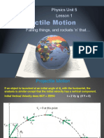 Projectile Motion: Physics Unit 5 Lesson 1