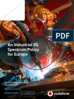 An Industrial 5G Spectrum Policy For Europe: Vodafone Public Policy Paper November 2019