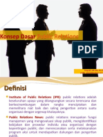 Konsep Dasar PR-Outline Kuliah 1