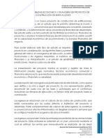 Estudio Factibilidad Economica y Financiera Proyectos Inmobiliarios