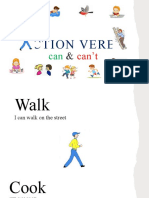 Action Verbs Can Cant - 149483