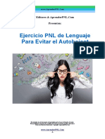 Ejercicio PNL de Lenguaje para Evitar Autoboicot - AprenderPNL