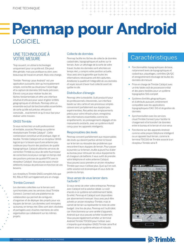 Datasheet - Penmap For Android - French - Screen | PDF | Système d ...
