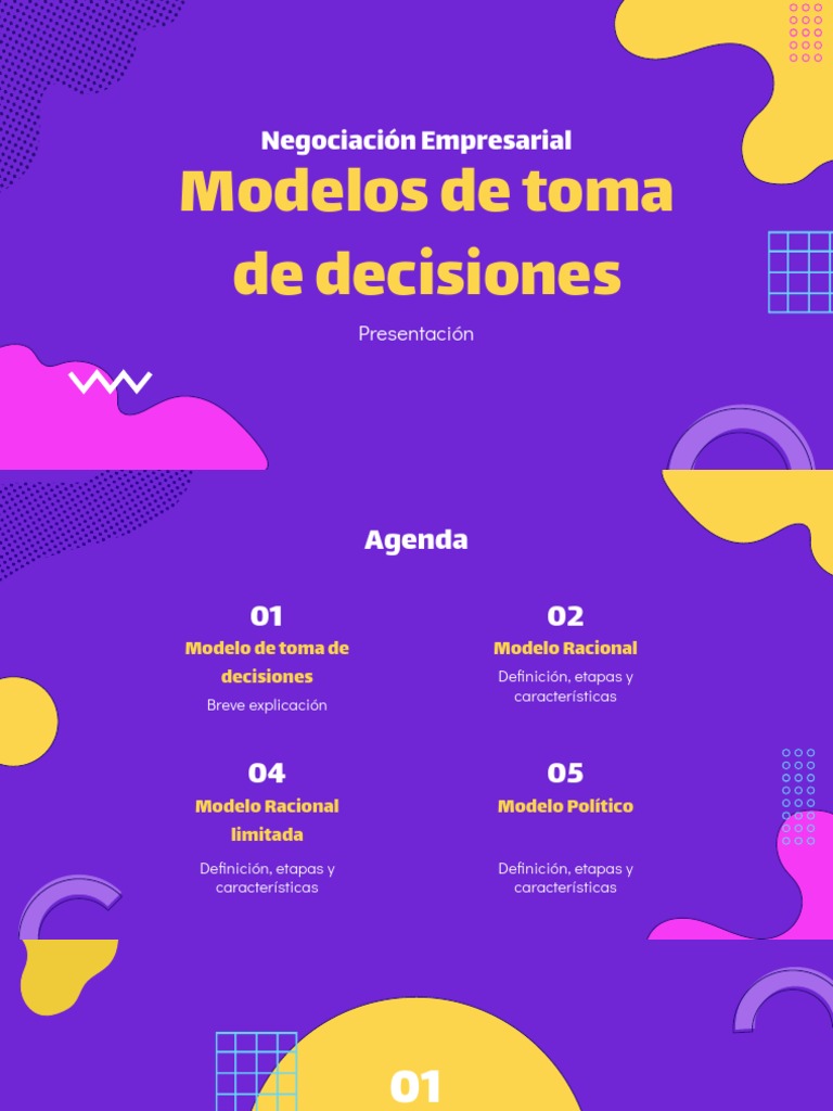 Modelos de Toma de Decisiones Empresariales | PDF | Toma de decisiones ...
