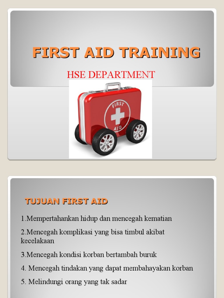 Pelatihan Pertolongan Pertama Dasar | PDF