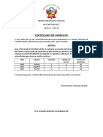 Certificado de Conducta