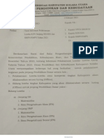 Surat Persiapan Lomba KSN Jenjang SD Dan SMP