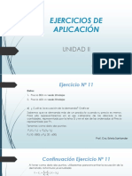 EJERCICIOS DE APLICACIÓN Unidad II